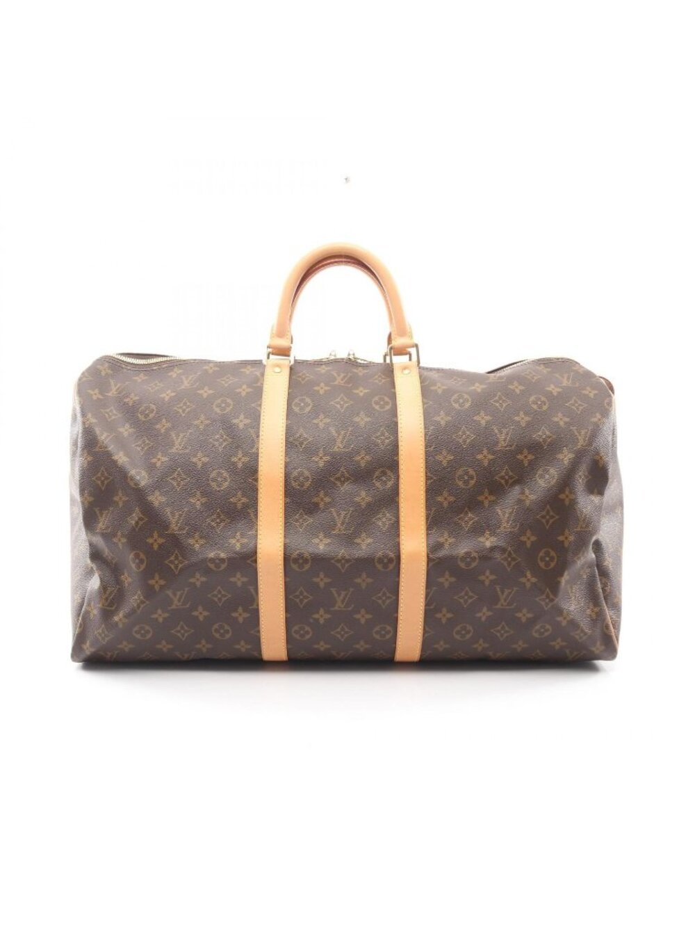 Louis Vuitton Boston Bag Keepall 55 Canvas Leather - Picture 1 of 10